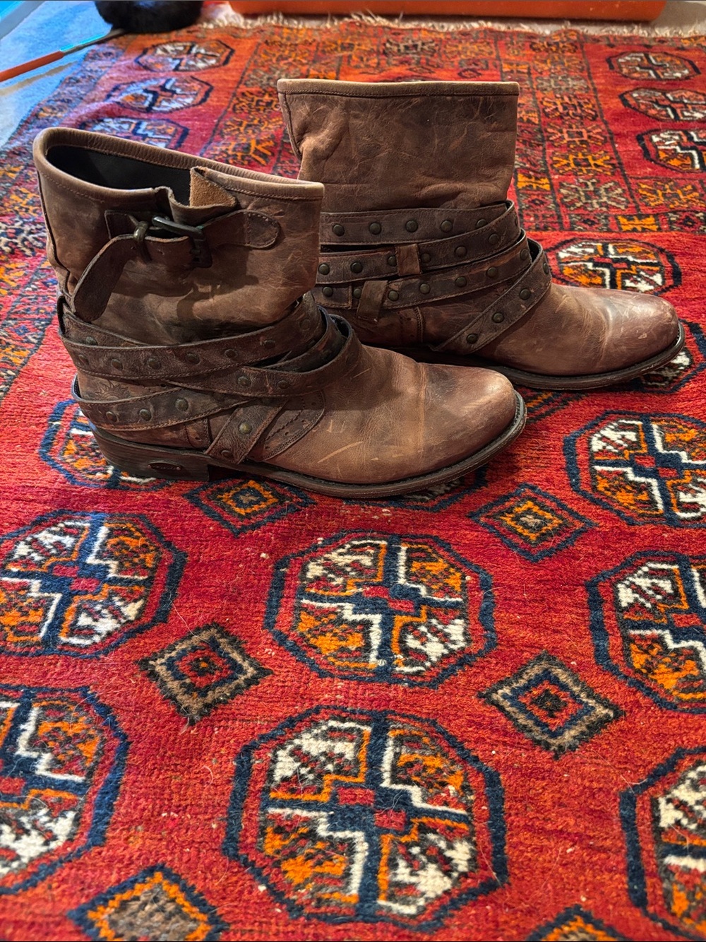 Muro Leather Moto Ankle Boots. Rare.